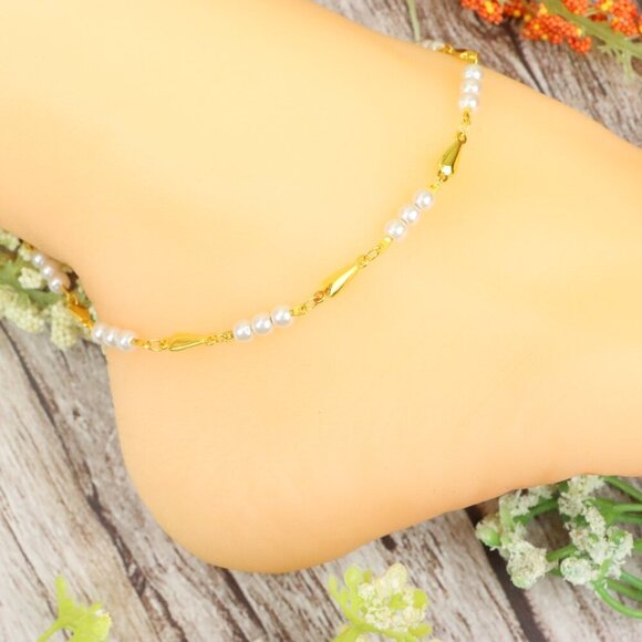 "Dainty Anklet for Women – Elegant Everyday Jewelry & Perfect Gift | MLCRC1745 - Picture 3 of 10